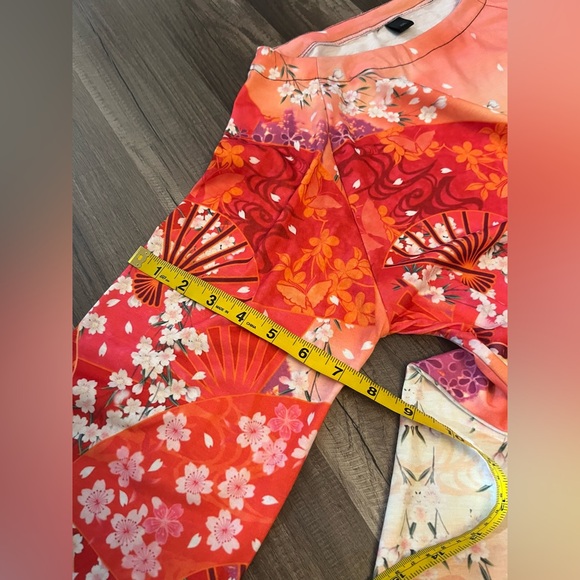 NWOT Japanese Cherry Blossom Long Sleeve Tunic SZ 2X - Picture 9 of 11